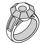 💍 แหวน, เครื่องประดับ, เพชร, หมั้น, แต่งงาน, เครื่องประดับ telegram sticker