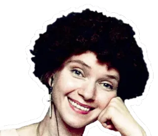 😀 женщина, улыбка, портрет, лицо, человек, счастливый telegram sticker