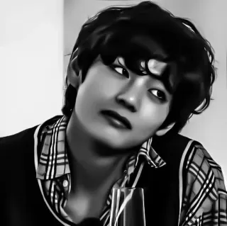 🖇 V K-Pop, BTS, V, Kim Taehyung, Sänger whatsapp sticker
