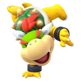 💟 Bowser Jr. Mario mario, bowser, video game, character, bowser jr. telegram sticker