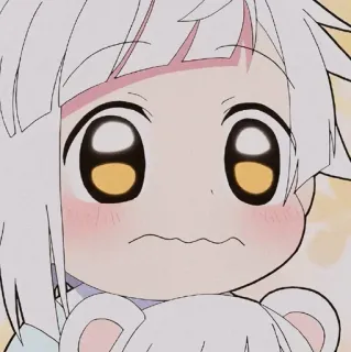 💛 Anime, Mignon, Enfant, Chibi, Dessin animé, Kawaii telegram sticker