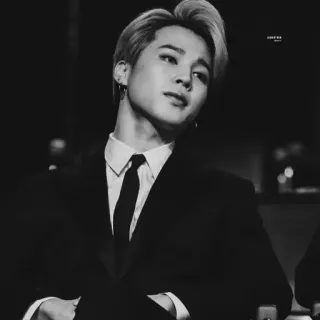 🕳 Jimin Jimin, BTS, Kpop, Idol, Cantor, Terno telegram sticker