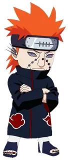 😐 Pain Naruto อนิเมะ, นินจา, แสงอุษา, ตัวร้าย, เพน telegram sticker