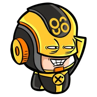 😁 Cartoon, Figur, Sticker, Comic, Illustration, Kunst telegram sticker