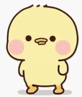 ⭐ Kartun, Anak ayam, Lucu, Anak burung, Binatang, Kuning telegram sticker