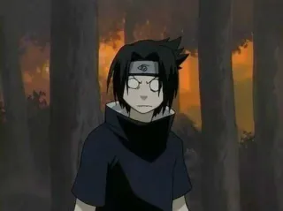 😳 Sasuke Naruto Anime, Desenho animado, Mangá, Ninja, Sasuke, Uchiha telegram sticker