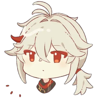 😒 Kaedehara Kazuha Genshin Impact Anime, Jogo, Genshin Impact, Kaedehara Kazuha, Adesivo telegram sticker