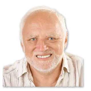 Hide The Pain Harold whatsapp stickers