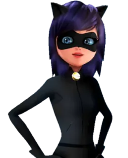 😼 Marinette Dupain-Cheng Miraculous: Tales of Ladybug & Cat Noir Маринетт, Леди Баг и Супер-Кот, Мультфильм, Кот Нуар, Аниме, Супергерой, Маска telegram sticker