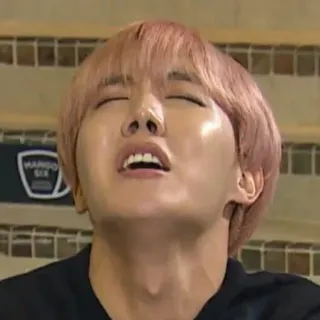 😭 J-Hope K-pop, BTS, J-Hope, selebriti, meme telegram sticker