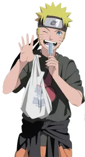 😝 Naruto 애니메이션, 나루토, 만화, 캐릭터, 우즈마키 telegram sticker
