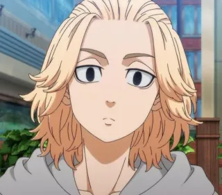 😧 Manjiro Sano Tokyo Revengers Anime, Personaggio, Mikey, Manjiro Sano, Tokyo Revengers telegram sticker