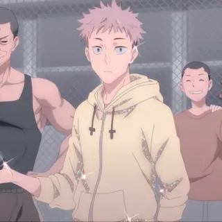 ✨ Itadori Yuji Jujutsu Kaisen Anime, Manga, Jujutsu Kaisen, Itadori Yuji, Shonen Jump, Postać, Postać z anime telegram sticker