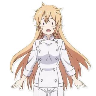 😊 Anime, Chef, Blonde, Personnage, Cuisine whatsapp sticker