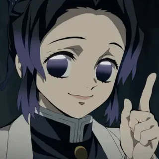🦋 Shinobu Kocho Demon Slayer Аниме, Клинок рассекающий демонов, Шинобу Кочо, Персонаж, Милый, Манга whatsapp sticker