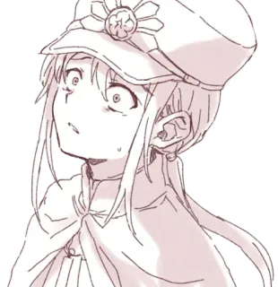 😨 anime, manga, illustration, cartoon, character, girl, artwork telegram sticker
