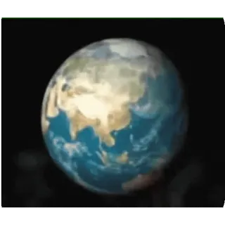 🌟 Aarde, Planeet, Globaal, Wereld, Azië telegram sticker