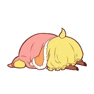 Yellow Chick Girl • @xxyuji telegram stickers