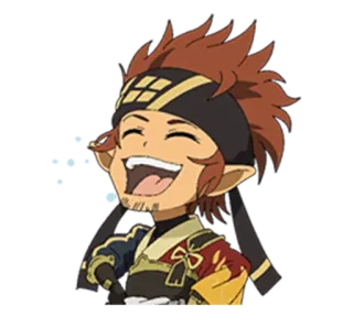 😂 anime, kreskówka, postać, uśmiechnięty, szczęśliwy telegram sticker