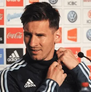 ❤️ Lionel Messi football, soccer, athlete, celebrity, sports telegram sticker