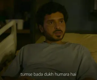 🤨 tumse bada dukh humara hai telegram sticker