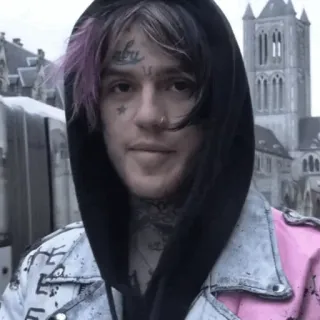 🐣 Lil Peep baby raper, muzyka, portret, artysta, lil peep, piosenkarz telegram sticker