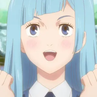🦋 Anime, Mädchen, Porträt, Niedlich, Animation telegram sticker