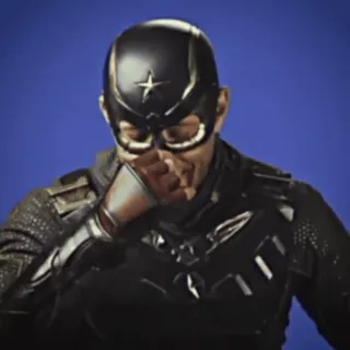😂 John Walker John Walker, U.S. Agent, Personnage, Super-héros, Casque, Noir, Marvel whatsapp sticker