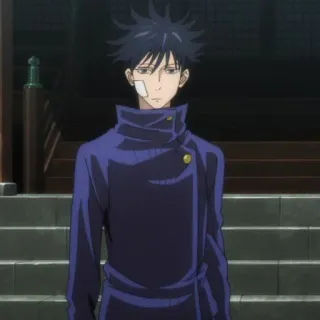 🍸 Megumi Fushiguro Jujutsu Kaisen อนิเมะ, เมงุมิ ฟุชิกุโระ, มหาเวทย์ผนึกมาร, มังงะ, ตัวละคร, ผ้าปิดแผล whatsapp sticker