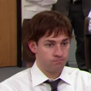 🗞 Jim Halpert The Office tv, the office, jim halpert, comedy, john krasinski telegram sticker