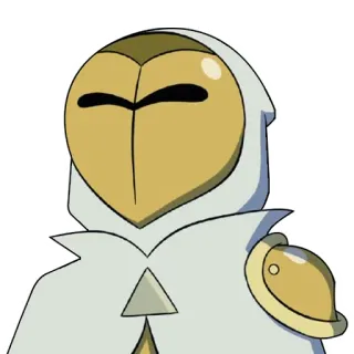 😎 Golden Guard The Owl House Dibujos animados, Animación, Disney, Personaje, Máscara, Capucha, Fantasía telegram sticker