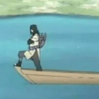 🗿 Orochimaru Naruto Anime, Manga, Ninja, Schlange, Boot whatsapp sticker