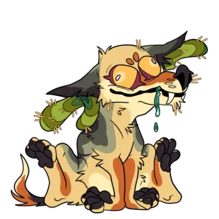 👉 Desenho animado, Animal, Fofo, Adesivo, Cachorro, Antropomórfico telegram sticker