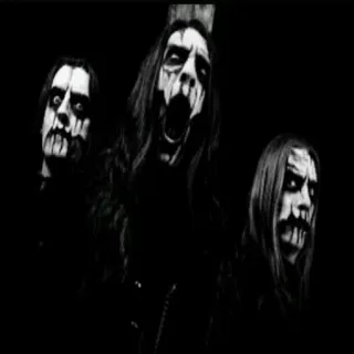 🕸 Black metal, Música, Banda, Metal extremo, Corpse paint telegram sticker