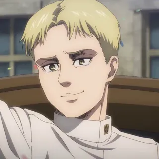 ⚔️ Falco Grice Attack on Titan Anime, Personagem, Ilustração, Mangá, Desenho animado telegram sticker