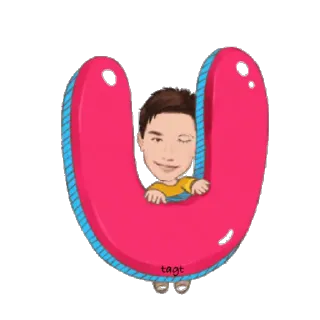 😉 tagt Cartoon, Figur, Digitale Kunst, Illustration, Aufkleber, Porträt telegram sticker