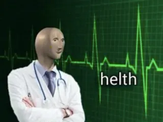 🤒 helth Mème, Docteur, Santé, Stonks, Médical whatsapp sticker