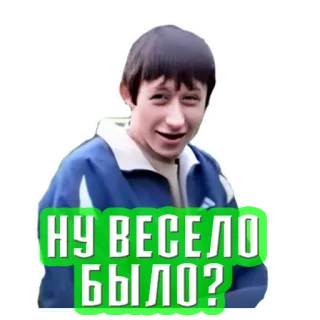🥳 НУ ВЕСЕЛО БЫЛО? telegram sticker