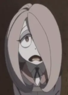 😨 Sucy Manbavaran Little Witch Academia Anime, Sucy, Strega, LWA telegram sticker