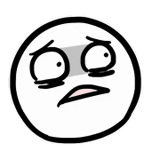 😃 Meme, Gesicht, Ausdruck, Cartoon, Schockiert, Verwirrt whatsapp sticker