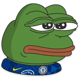 😣 Pepe the Frog 페페, 개구리, 첼시, 밈, 인터넷 밈 telegram sticker