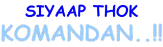 👍 SIYAAP THOK
KOMANDAN...!! telegram sticker