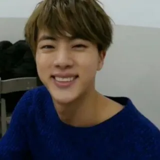 🐹 Jin kpop, ca sĩ, châu Á, nam, chân dung, thần tượng, người nổi tiếng telegram sticker