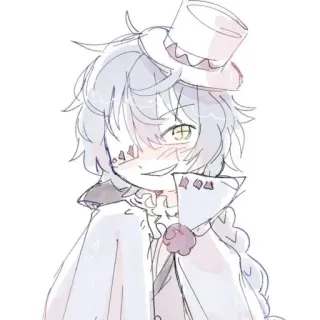 😏 anime, cartoon, character, drawing telegram sticker