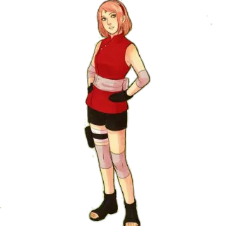 😀 Sakura Naruto Sakura, Naruto, anime, ninja, character, cartoon whatsapp sticker