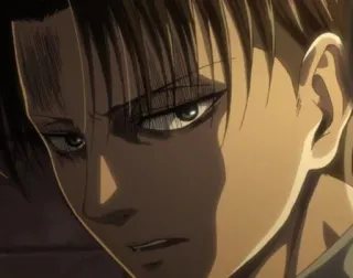 🌟 Levi Ackerman Attack on Titan Anime, Levi, L'Attacco dei Giganti, Personaggio, Animazione giapponese telegram sticker
