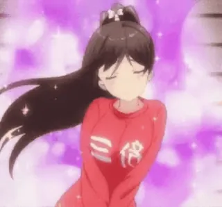 🍑 三倍 Anime, Japans, Personage, Meisje, Manga whatsapp sticker