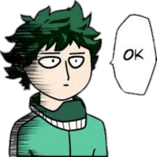 😐 OK アニメ, OK, 面白い, リアクション telegram sticker