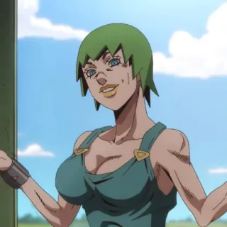 🌊 Foo Fighters JoJo's Bizarre Adventure anime, cartoon, character, Foo Fighters, JoJo's Bizarre Adventure telegram sticker