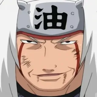 🌫 Jiraiya Naruto 油 anime, naruto, jiraiya, personaje, pegatina telegram sticker